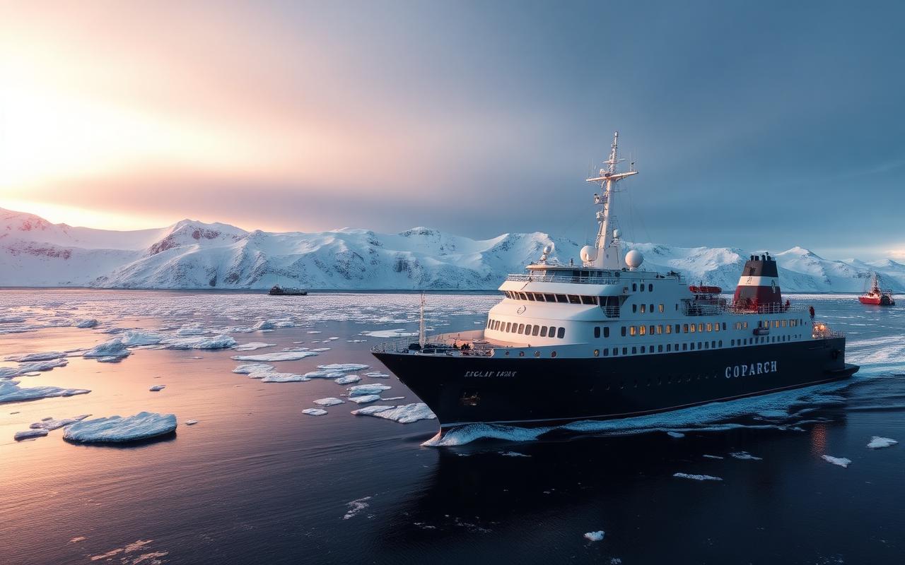 Arctic Adventure (Svalbard & Spitsbergen) — cruise ship on the Arctic Ocean